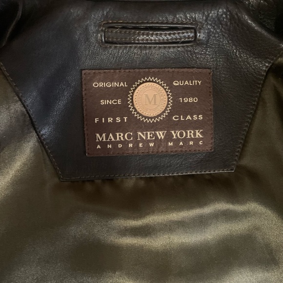Andrew Marc Genuine Leather Jacket - Picture 2 of 7